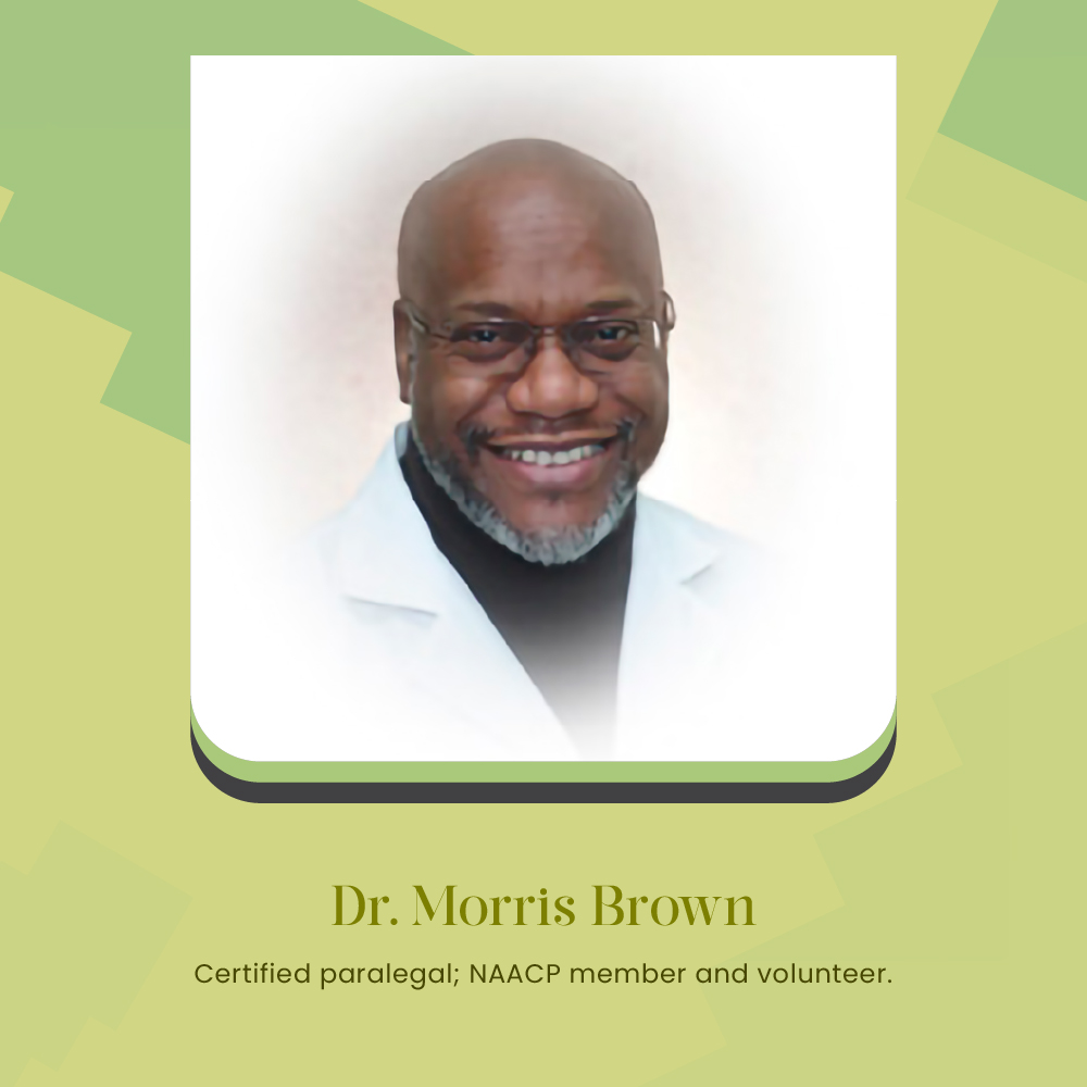 Headshots of Dr. Morris Brown